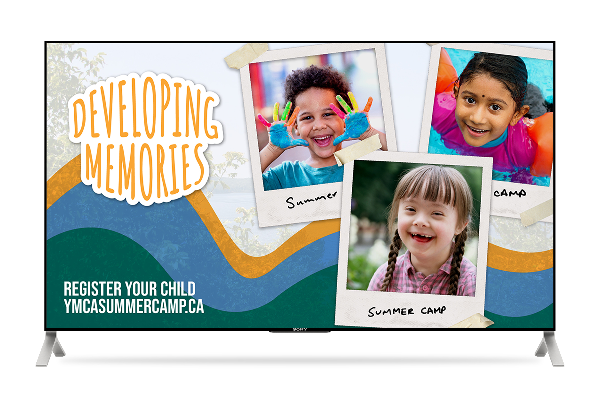 YMCA Day Camp TV Ad Mockup